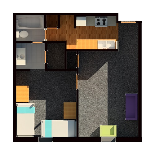 Dillard 3d model of room