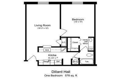 Dillard Layout Dillard Hall | Abilene Christian University