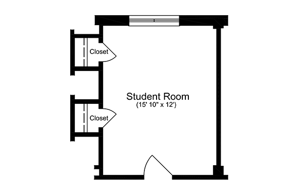 Basic overview of a room in Mabee