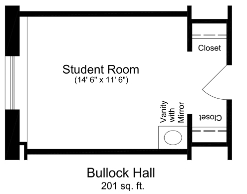 Bullock Hall floorplan