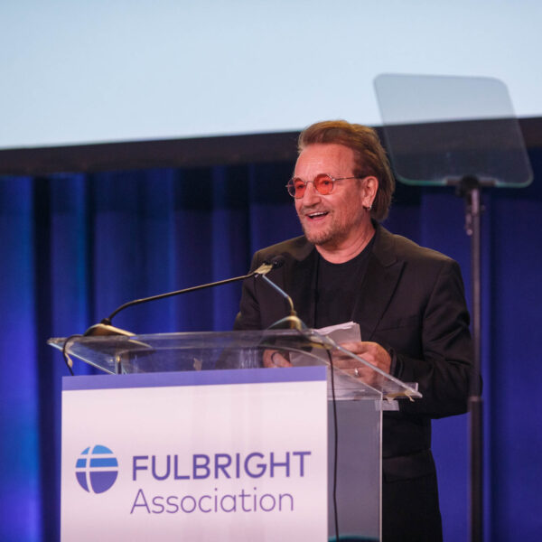 Bono at Fulbright Prize
