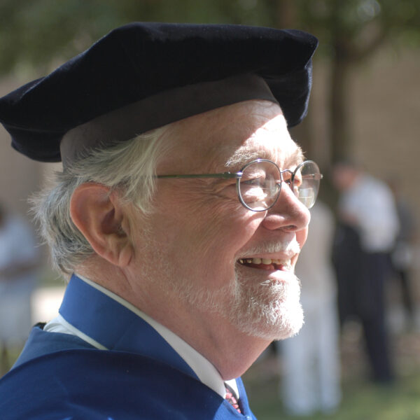 At May Commencement in 1987, Dr. Charlie Marler was named ACU’s Outstanding Teacher of the Year.