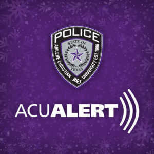 ACU Alert logo.
