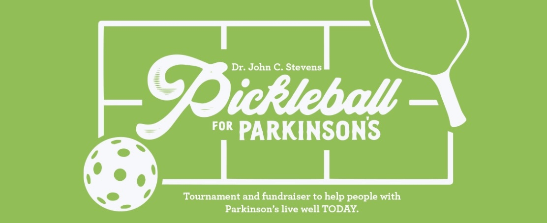 Flyer for the Pickleball for Parkinson's Tournament.