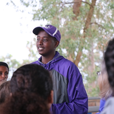 Serge Gasore ('09) runs a non-profit organization called Rwanda Children in his hometown of Ntarama, Rwanda.