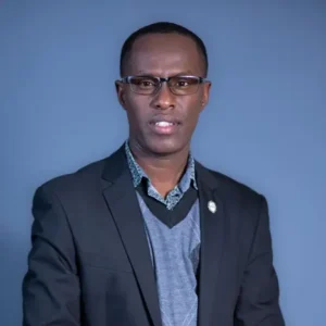 Portrait of Fidele Sebahizi.