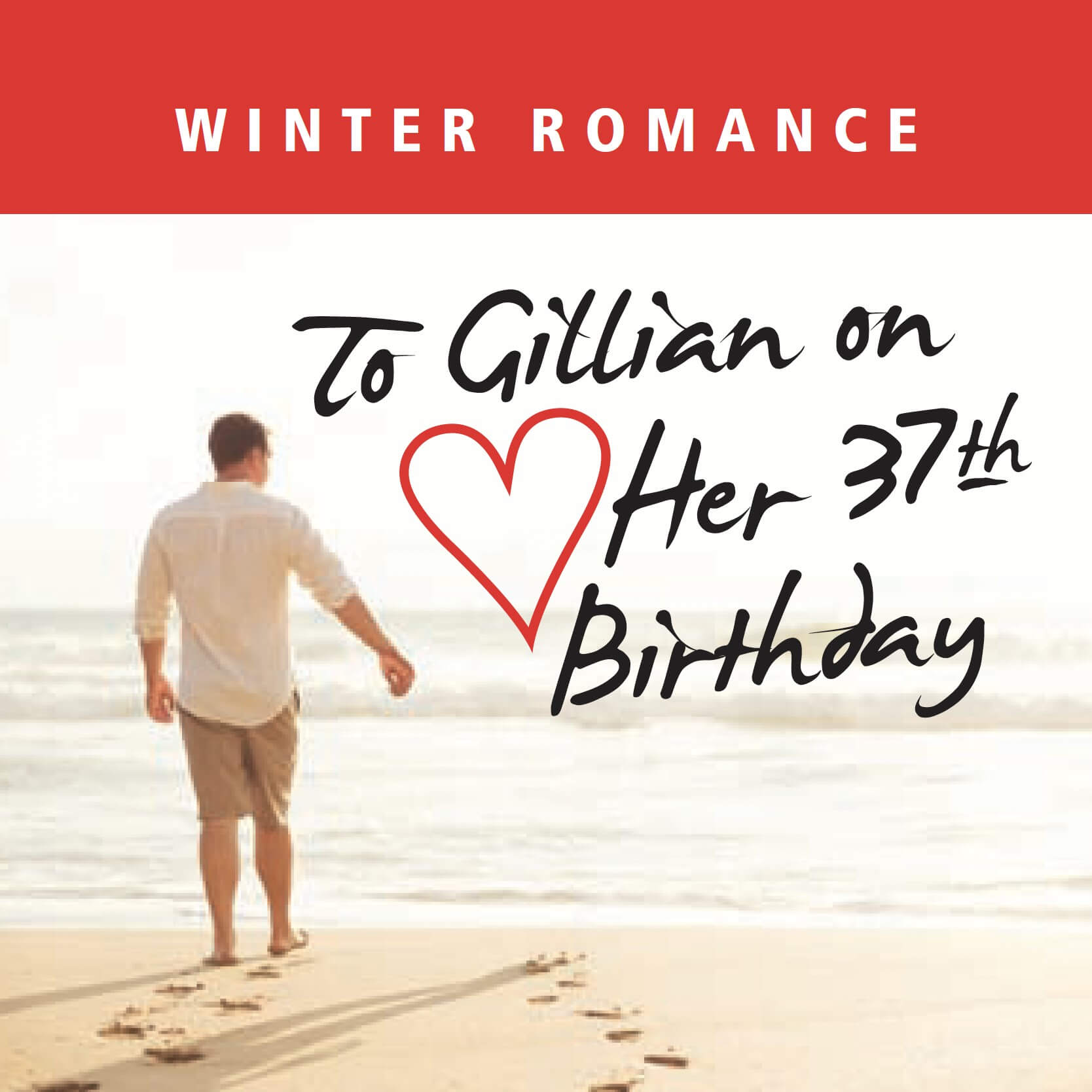 To Gillian on Her 37th Birthday Graphic