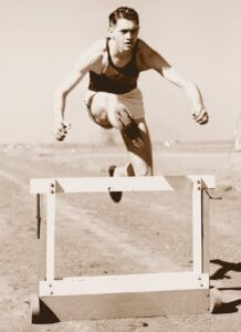 Burl McCoy ACU hurdler