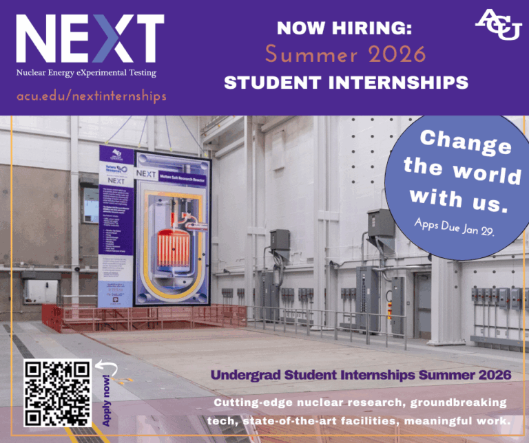 NEXT Lab Internships | Abilene Christian University