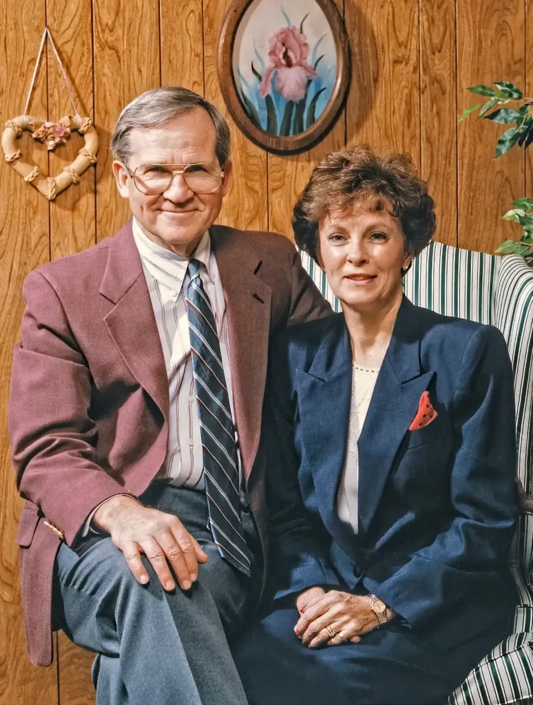 A portrait of Carl Brecheen and his wife Smitty.