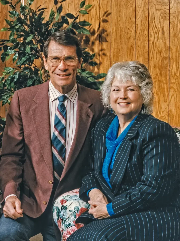 A portrait of Paul Faulkner and his wife Gladys.
