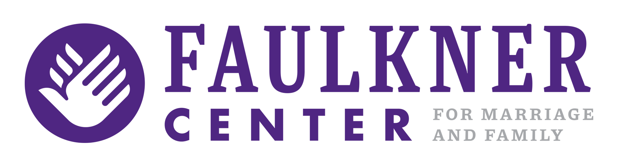 Logo for the Faulkner Center for Marriage and Family.