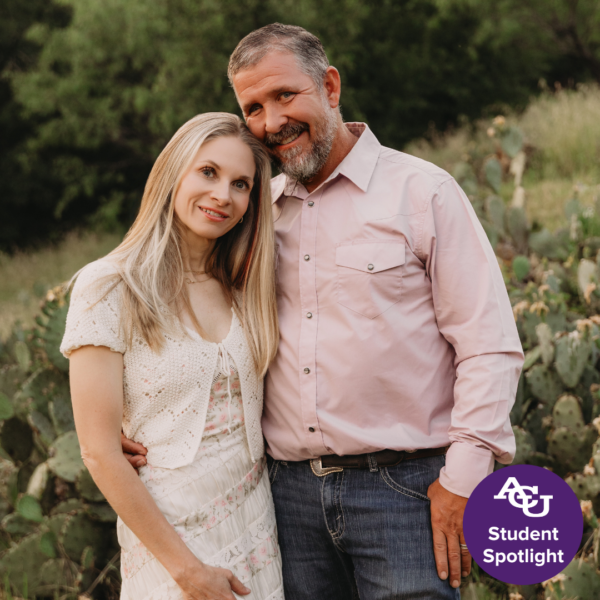 Dr. Kelly Matlock with her husband, Brent Homan.