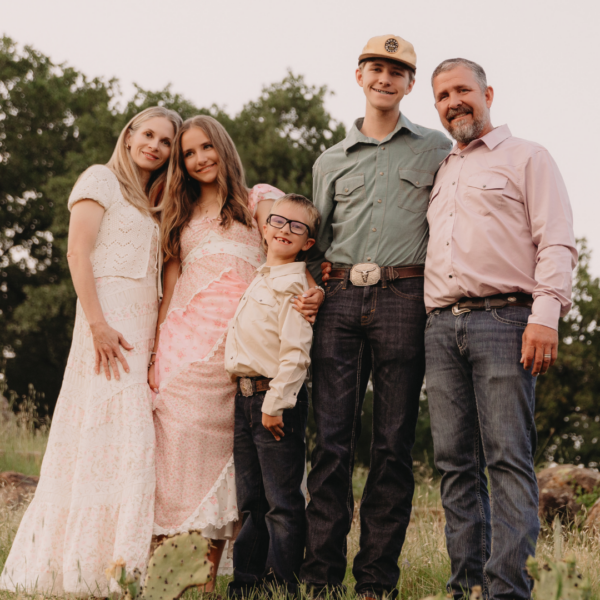 Dr. Kelly Matlock with her family. 