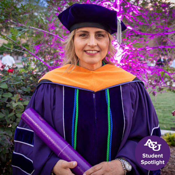 Dr. Laura Escobar graduation photo.