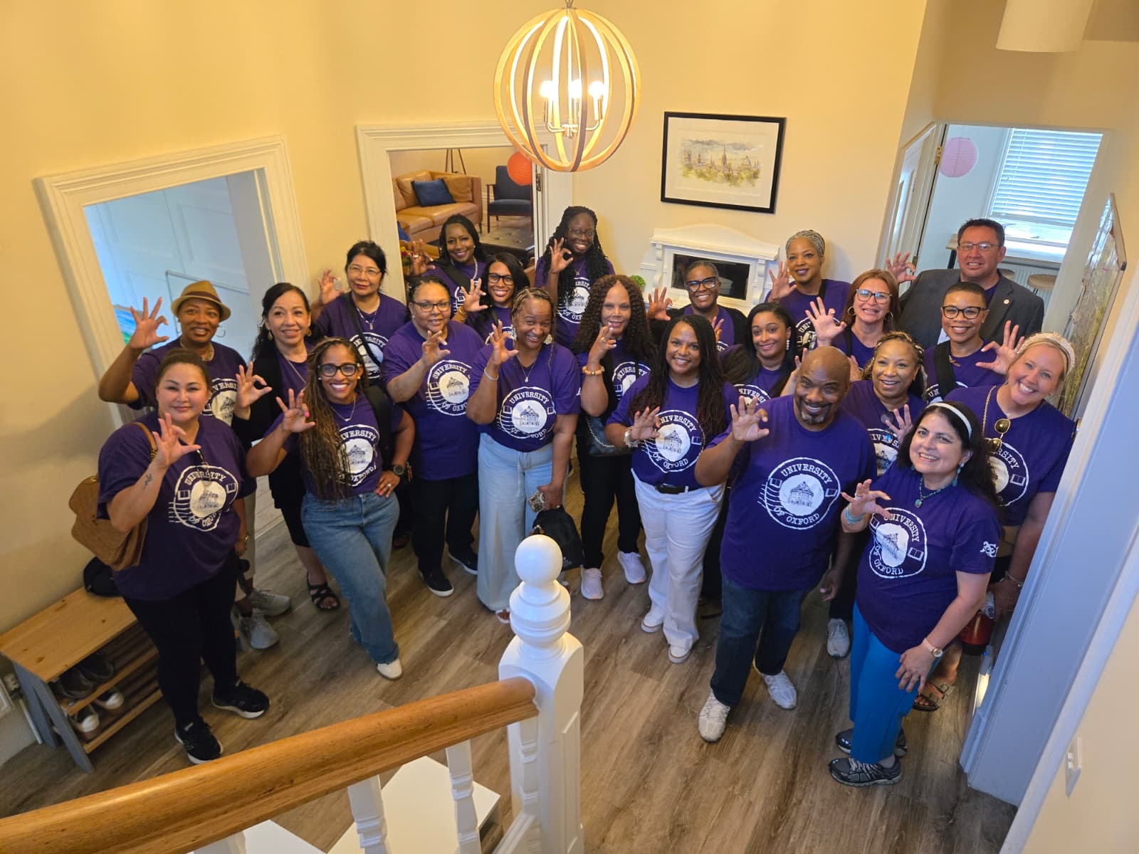 ACU Ed.D. students on study abroad trip.