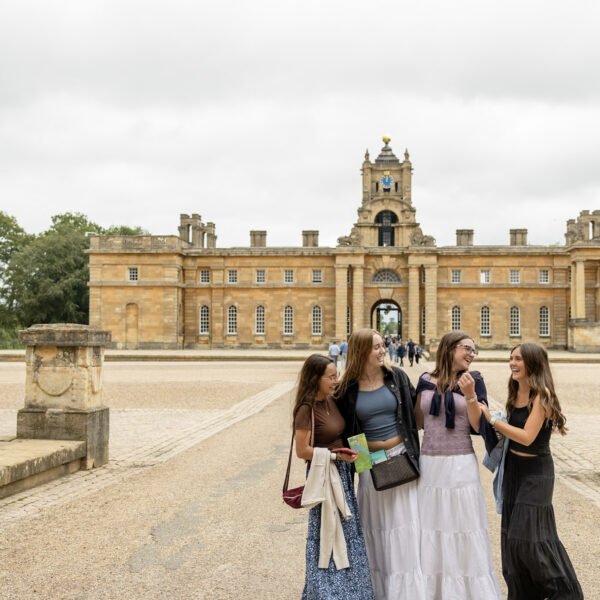 A group of Rising Scholars students at Blenhiem Palace.