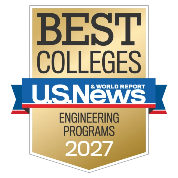 Award stating ACU is one of the Best Colleges for Engineering Programs in 2027 from U.S. News and World Report.