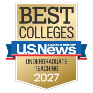 Award stating ACU is one of the Best Colleges for Undergraduate Teaching in 2027 from U.S. News and World Report.