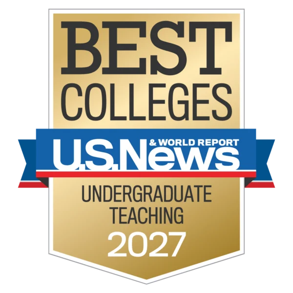 Award stating ACU is one of the Best Colleges for Undergraduate Teaching in 2027 from U.S. News and World Report.